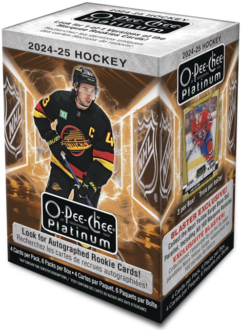 Upper Deck O-Pee-Chee Platinum Hockey Blaster Box 2024-25