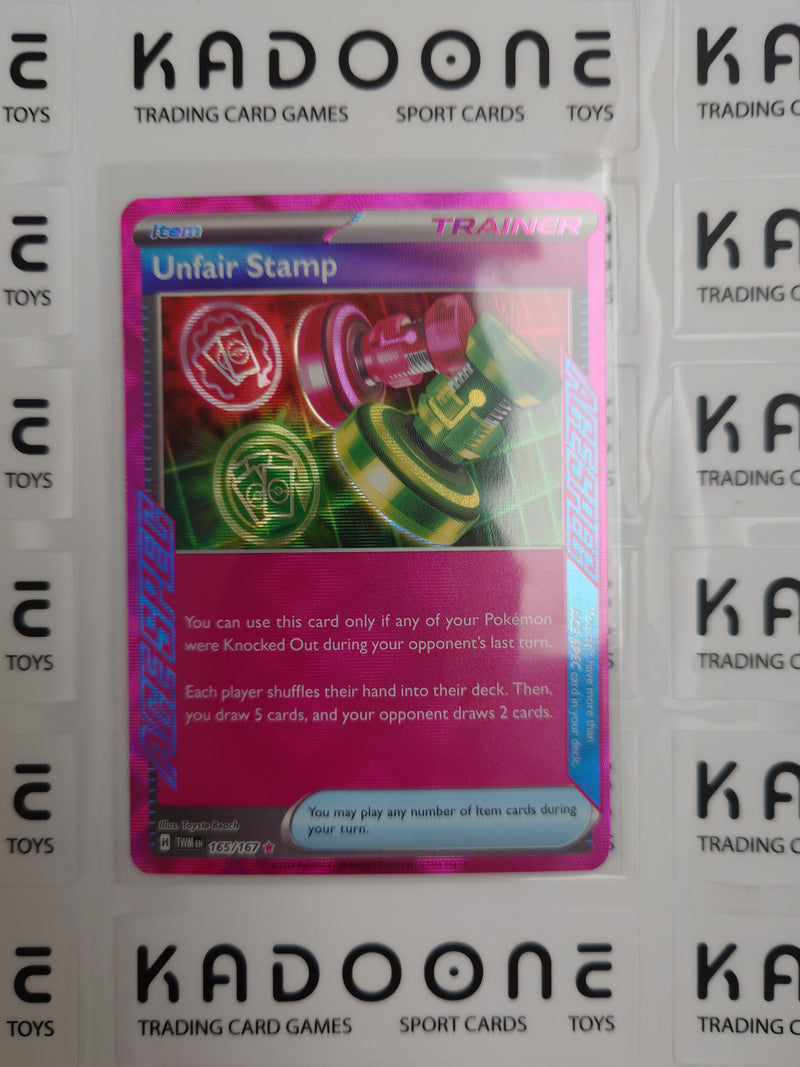 Pokemon Unfair Stamp 165/167