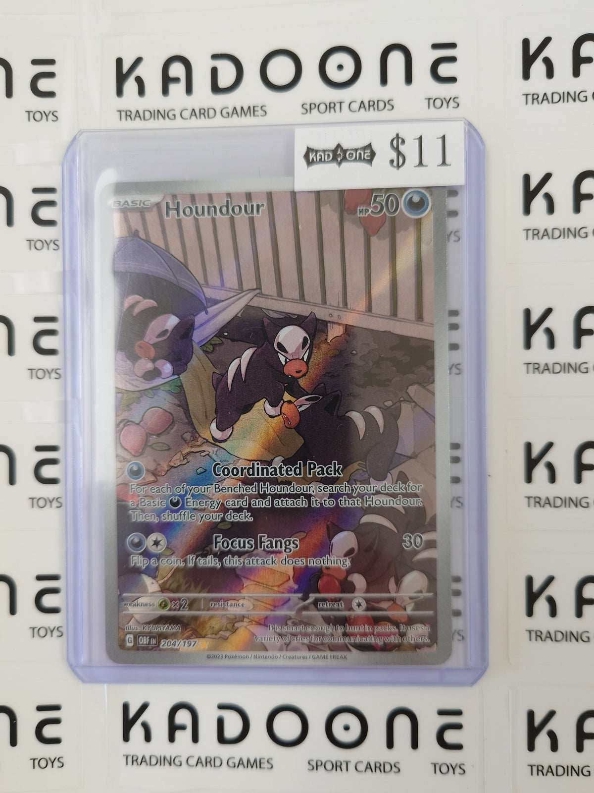 204 197 pokemon card Houndour 204 197 Case main image 0