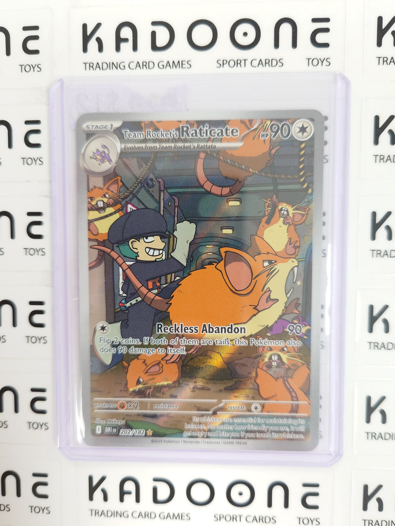 Pokemon Team Rocket's Raticate 202/182