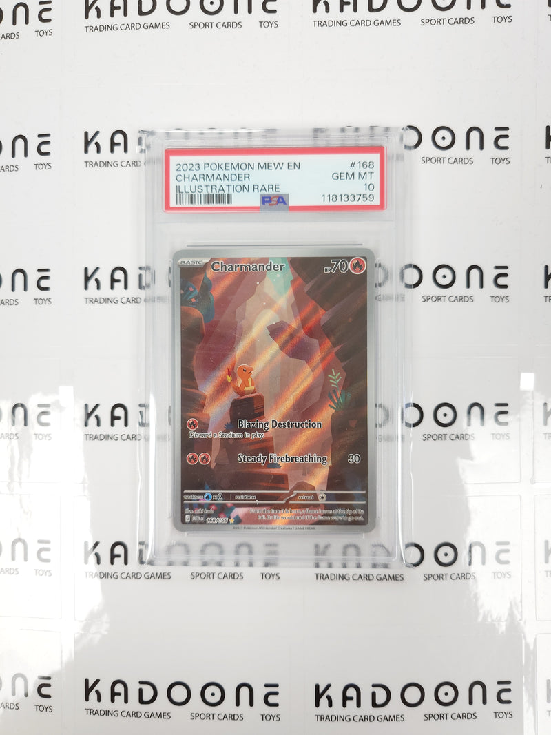 Pokemon 151 Charmander illustration rare 168/165 PSA10