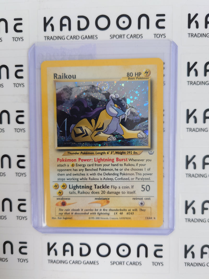 Pokemon Raikou 13/64 LP