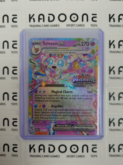 Pokemon Sylveon ex - 041/131 (Prismatic Evolutions Stamp)