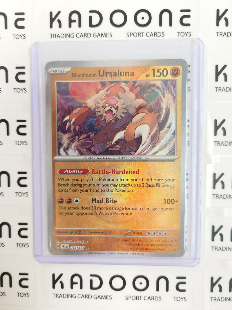 Pokemon Bloodmoon Ursaluna (Master Ball Pattern) 054/131