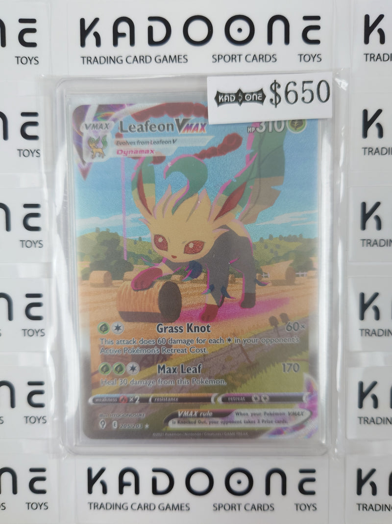 Pokemon Leafeon Vmax 205/203