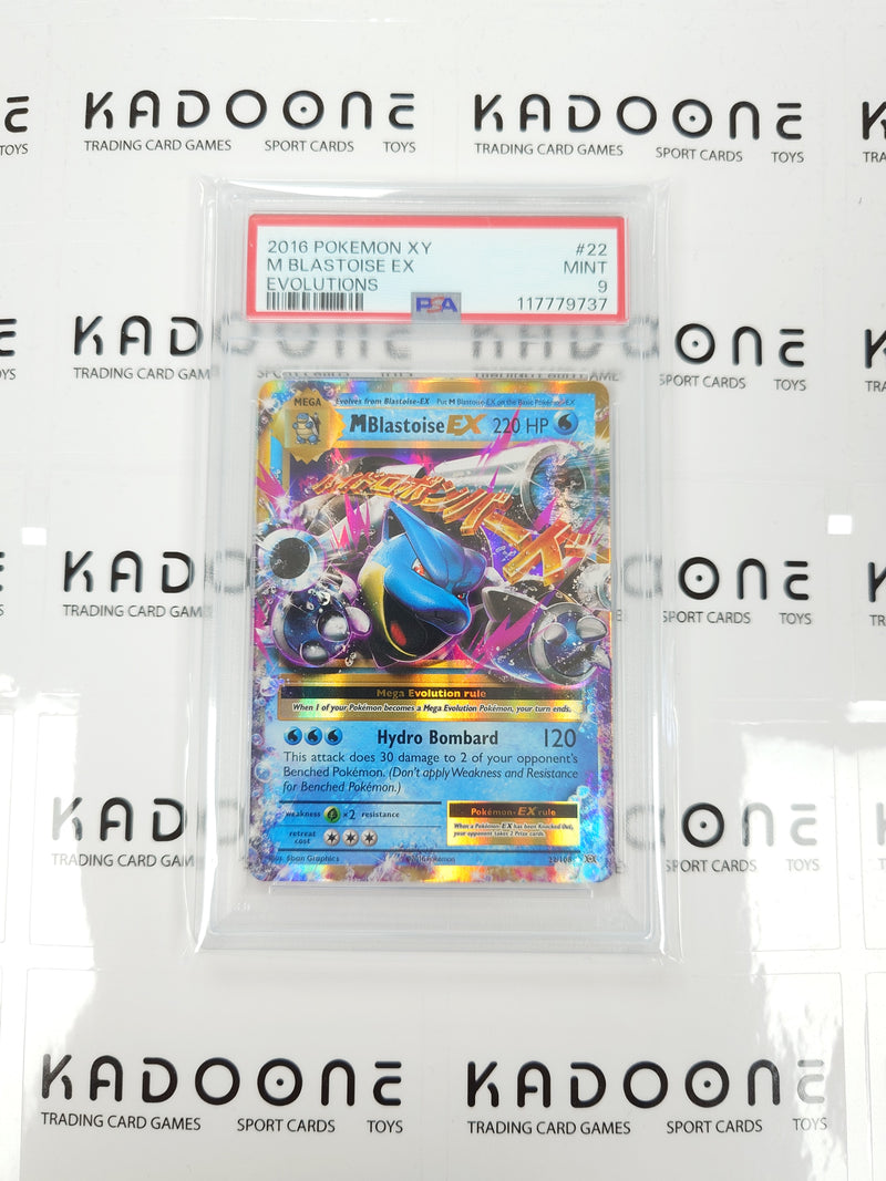 Pokemon M Blastoise EX 22/108 PSA 9