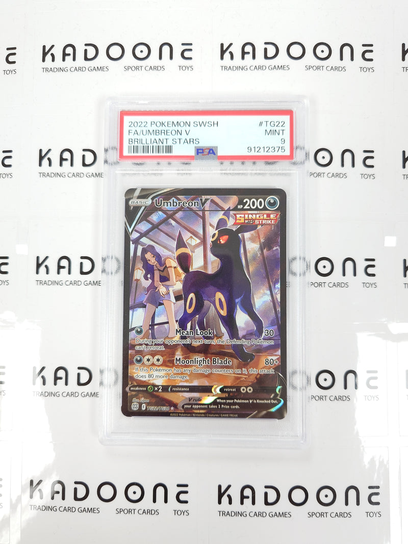 Pokemon SWSH Umbreon V TG22/TG30 PSA9