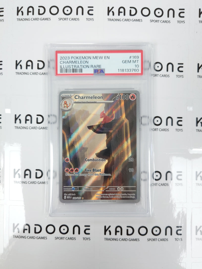 Pokemon 151 Charmeleon illustration rare 169/165 PSA10