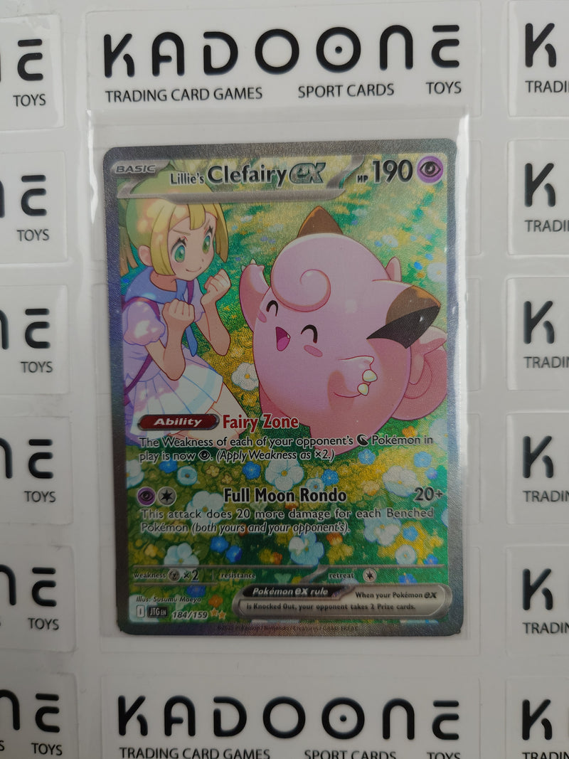 Pokemon Lillie's Clefairy ex  184/159