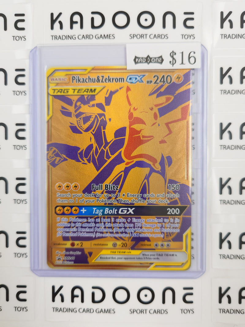 Pokemon Pikachu & Zekrom GX SM248