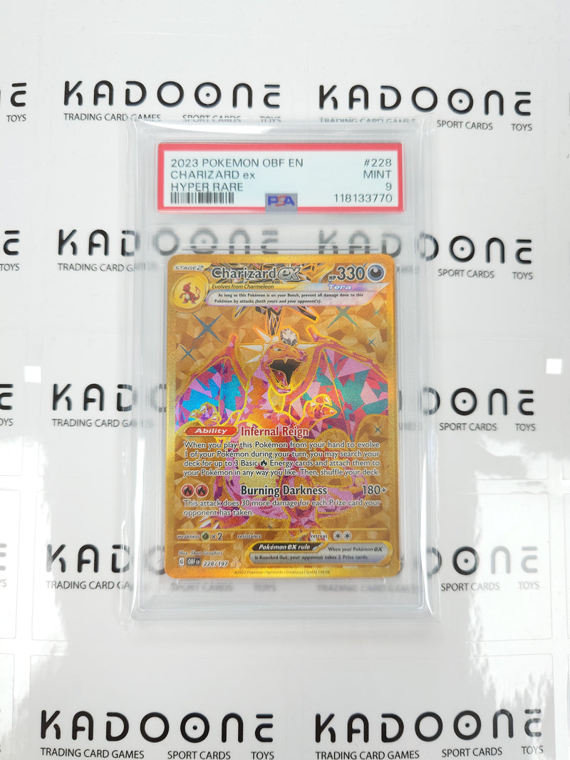 Pokemon Charizard ex 228/197 PSA9