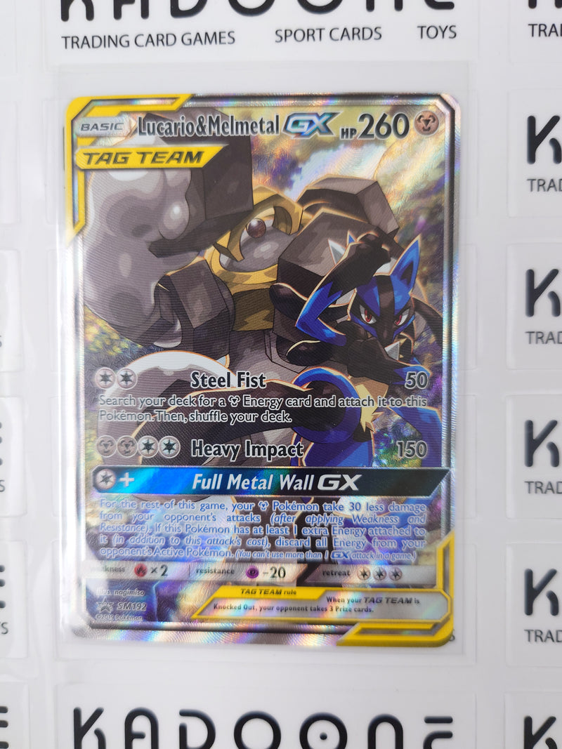 Pokemon Lucario & Melmetal GX SM192