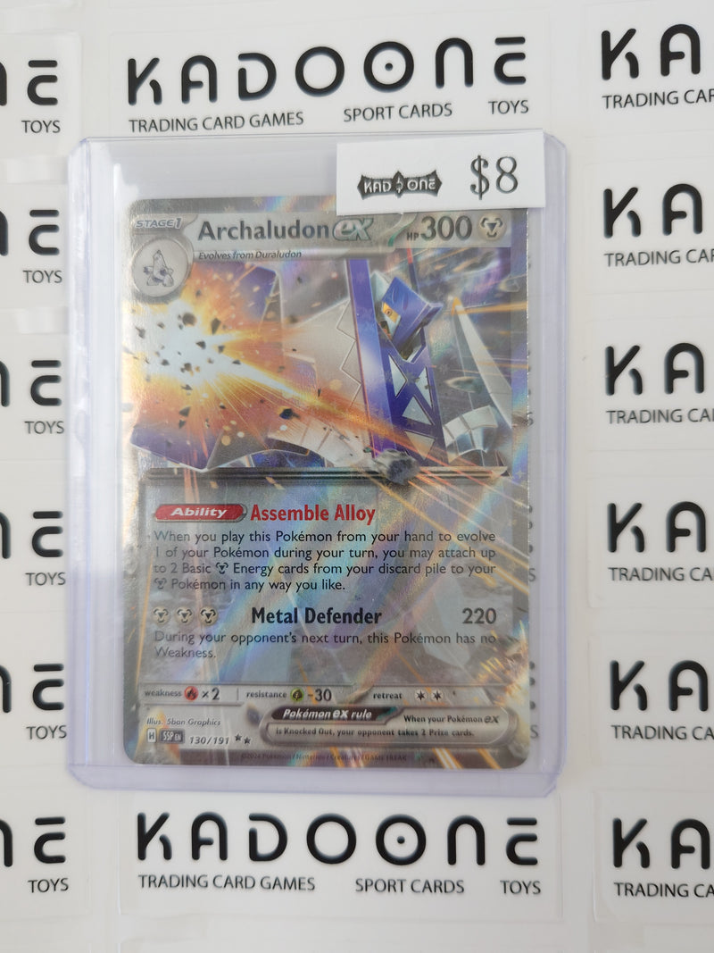 Pokemon Archaludon Ex 130/191