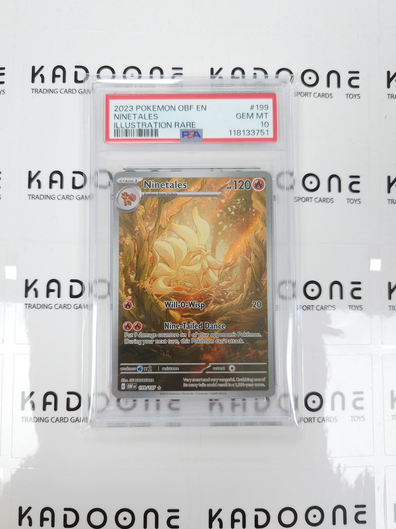 Pokemon Ninetales illustration rare 199/167 PSA 10