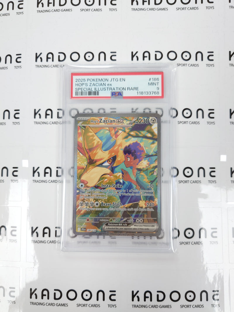 Pokemon Hop's Zacian ex 186/159 PSA 9