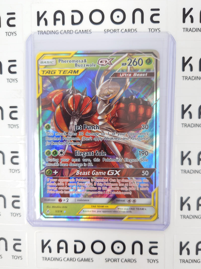 Pokemon Pheromosa & Buzzwole GX 1/214