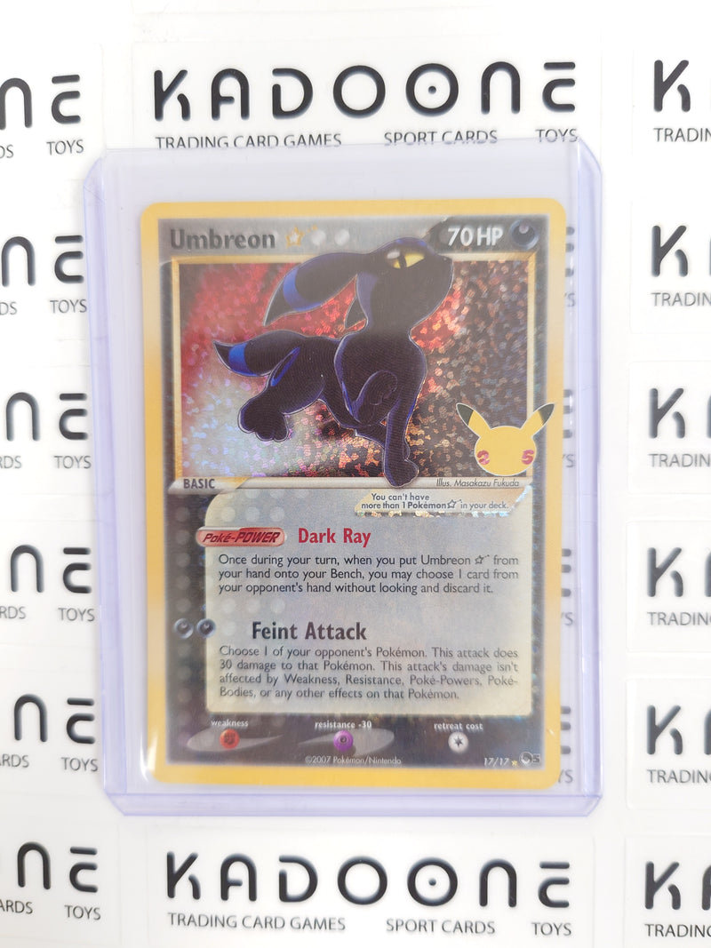 Pokemon Umbreon Gold Star 17/17