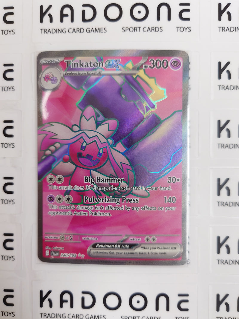 Pokemon Tinkaton ex 240/193