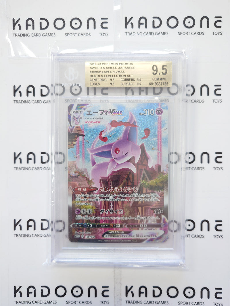 BGS 9.5 Pokemon Promos Sword & Shield Japanese Espeon Vmax 189/S-p