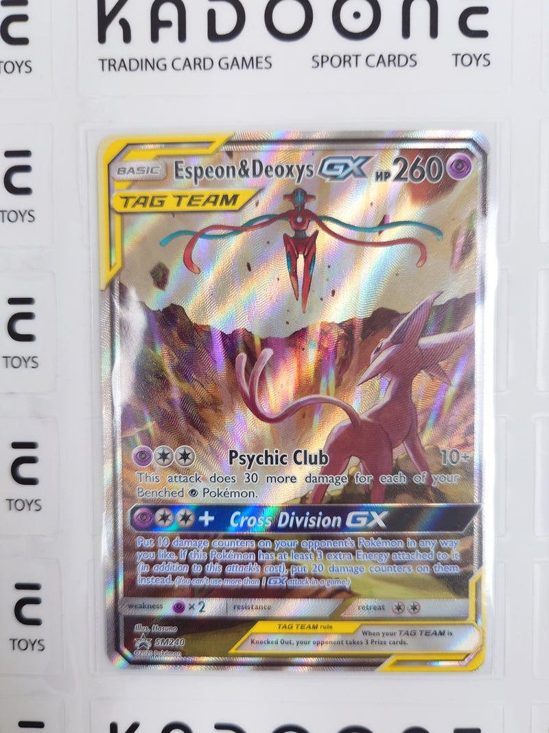 Pokemon  Espeon & Deoxys GX SM240