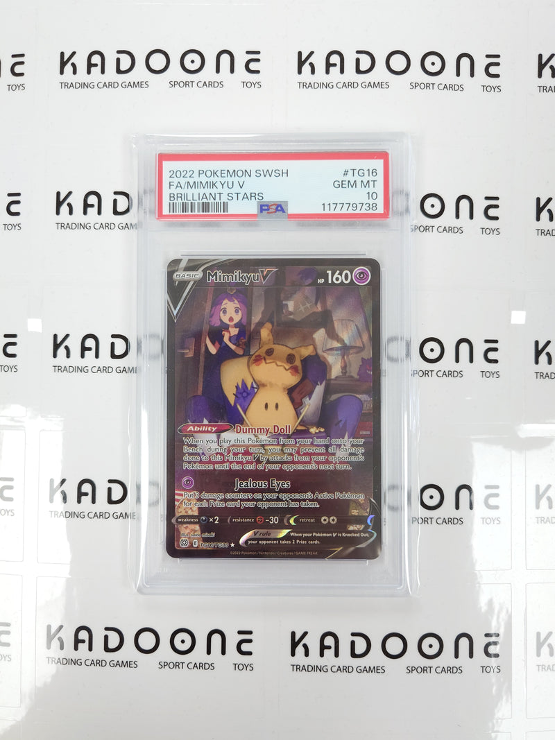 Pokemon Mimikyu V TG16/TG30 PSA10