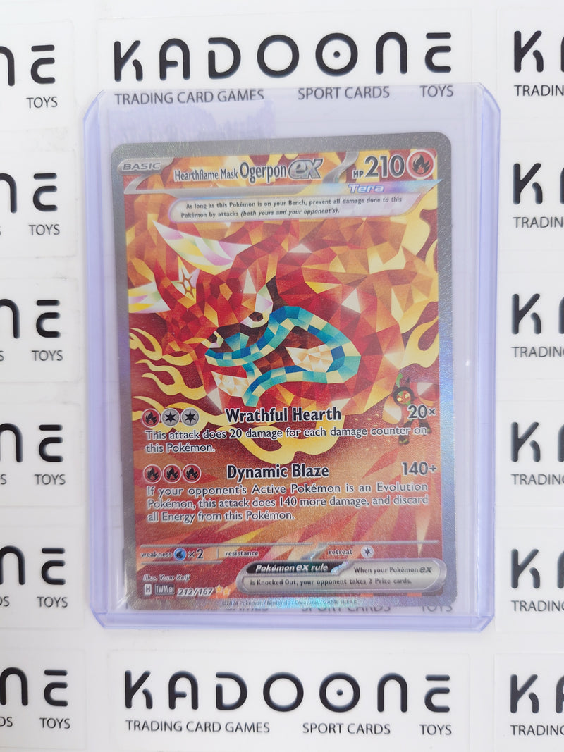 Pokemon Hearthflame Mask Ogerpon ex 212/167