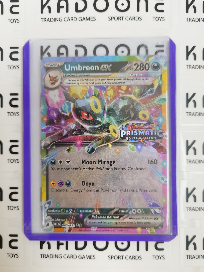 Pokemon Umbreon ex (Prismatic Evolutions Stamp) 060/131
