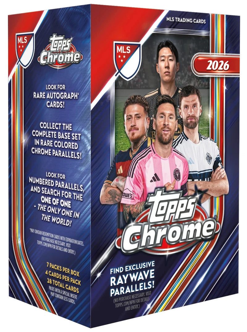 2026 TOPPS MLS CHROME Value Box