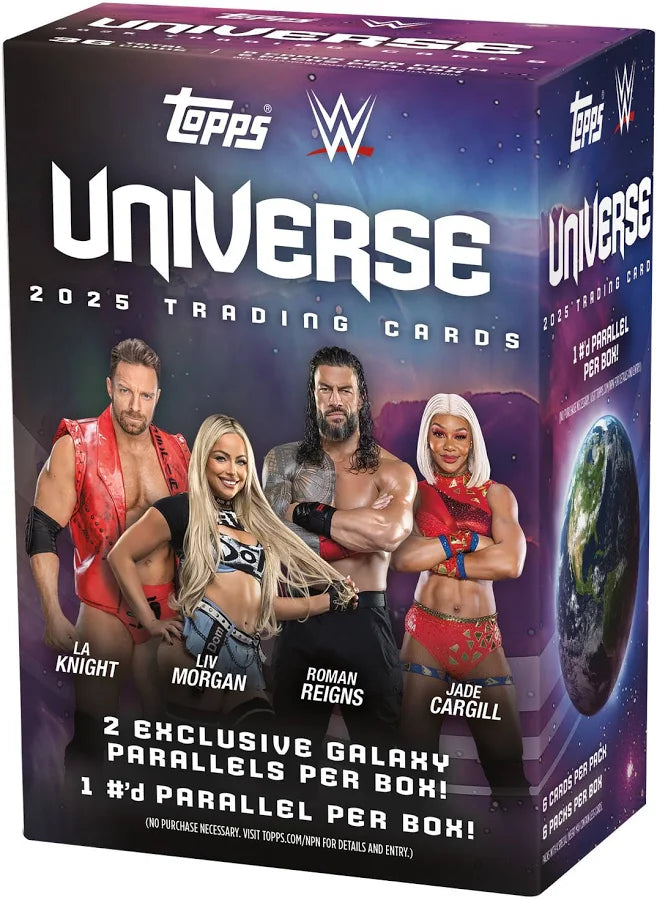 Topps 2025 Universe Wwe Wrestling Value Blaster Box