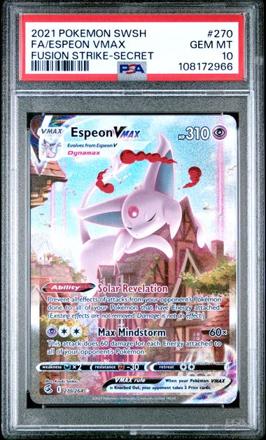 2021 English Pokemon Espeon Vmax 270/264