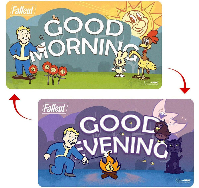 Ultra Pro Playmat Fallout Vault Boy Good Morning / Good Evening Double Sided