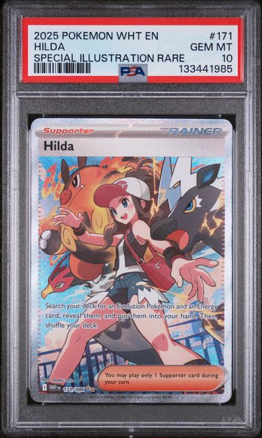 Pokemon 2025 Hilda SIR PSA 10 (171/086)