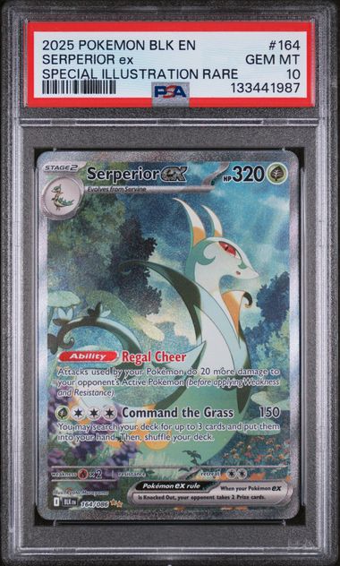 2025 English Pokemon Serperior ex 164/086 PSA 10