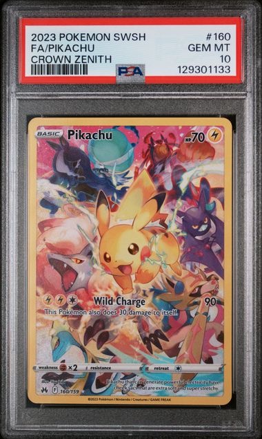 2023 English Pokemon Pikachu 160/159 PSA 10